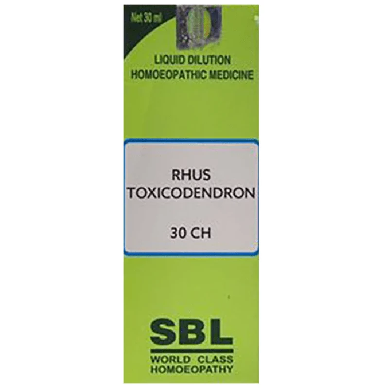 SBL Homeopathy Rhus Toxicodendron Dilution, 30 CH - 30 ml-1.webp